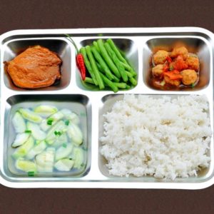 Cốt lết ram + Cá viên sốt cà