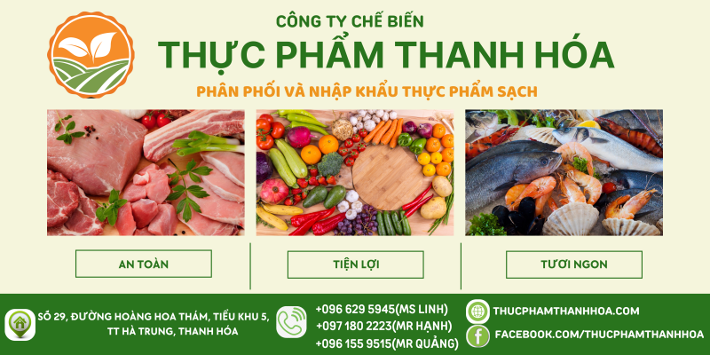 Cung cấp thực phẩm Thanh Hóa uy tín trọn gói tận nơi