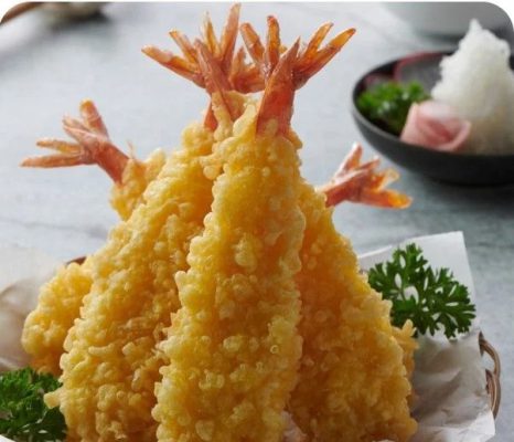 Tôm tẩm bột chiên tempura Nhật Bản